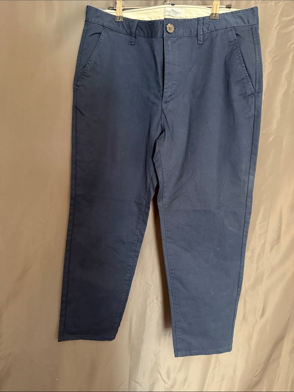 Free Assembly  Navy Chino Pants ankle length